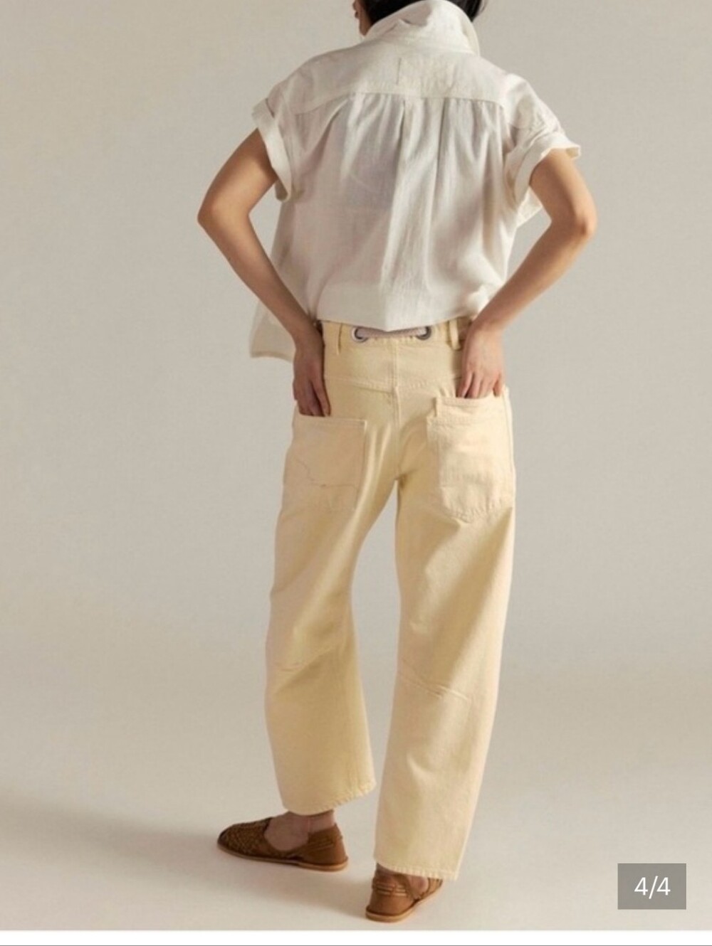 🍋 We The Free Moxie Barrel Jeans - Lemon Icing - Picture 3 of 13
